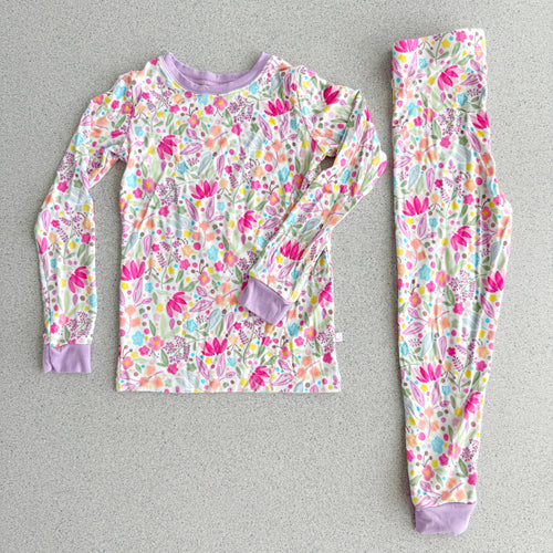 PREORDER Lilac Petals Bamboo Pajamas