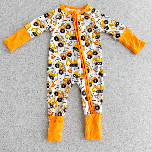 PREORDER Construction Trucks Bamboo Pajamas