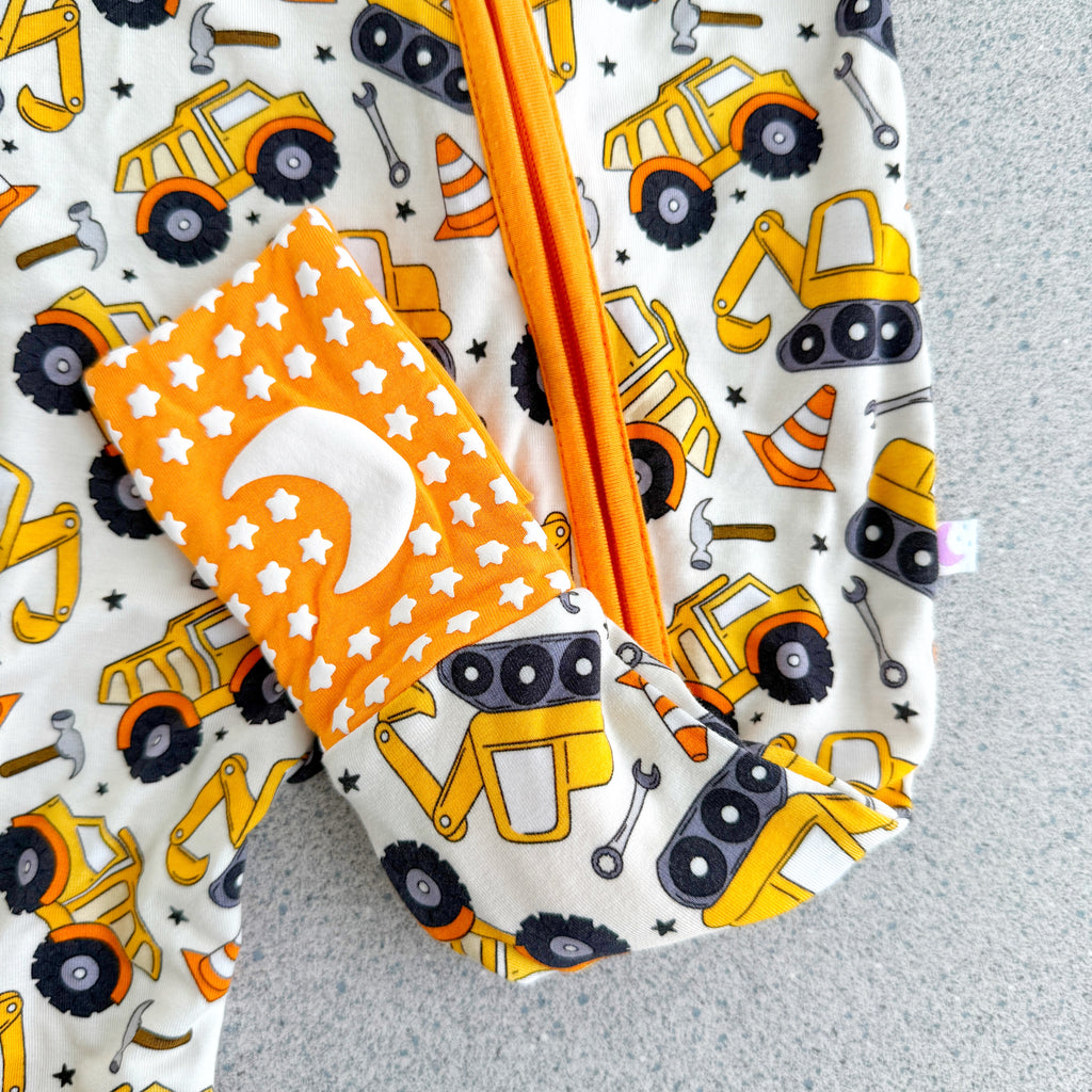 PREORDER Construction Trucks Bamboo Pajamas