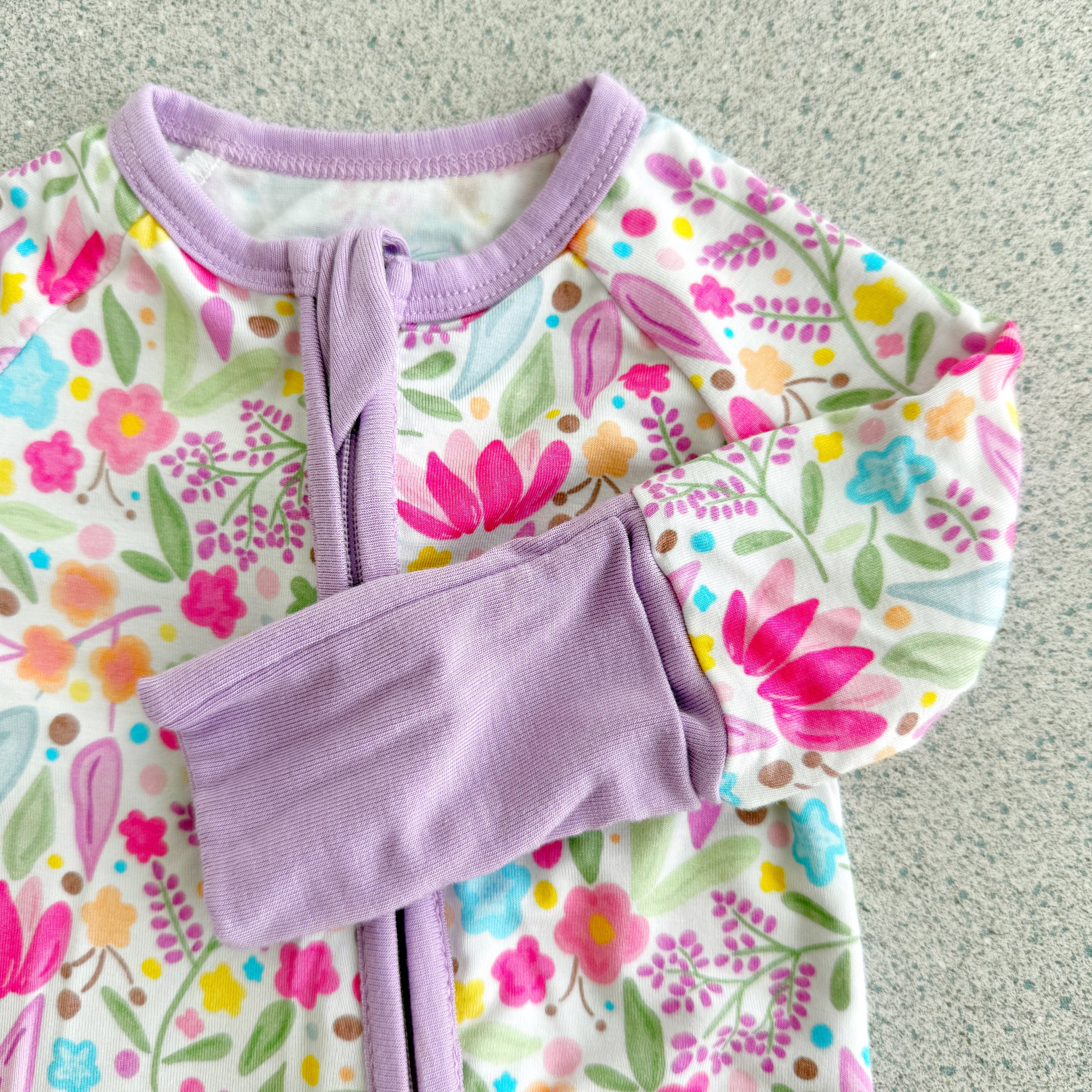 PREORDER Lilac Petals Bamboo Pajamas
