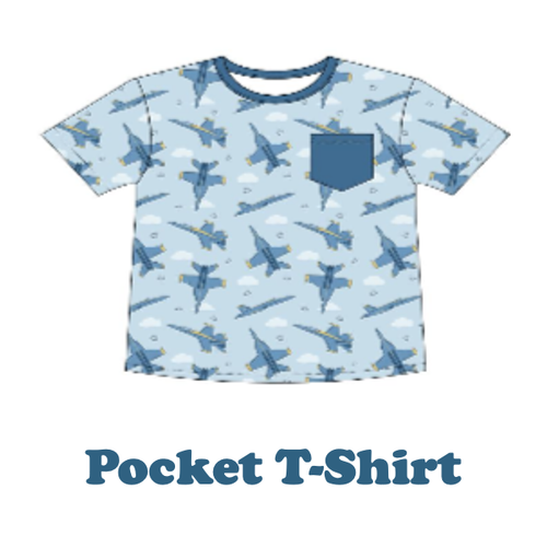 Blues Kid's Pocket T-Shirt